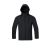 Kurtka softshell robocza Procera Tundra czarna — 280 g/m², polar od wewnątrz, odpinany kaptur