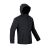 Kurtka softshell robocza Procera Tundra czarna — 280 g/m², polar od wewnątrz, odpinany kaptur