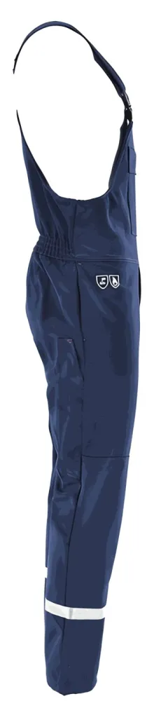 Ogrodniczki spawalnicze Spawacz Heavy EN ISO 11611 Klasa 2 — trudnopalne, 100% bawełna 480 g/m², taśma odblaskowa