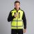 Kamizelka ostrzegawcza dwustronna Drogowiec Comfort EN ISO 20471 Klasa 1 — ocieplana, softshell, taśmy 5 cm