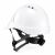 Kask ochronny THOR EN 397 — wentylowany, regulacja pokrętłem, 5 kolorów — kolor biały