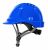 Kask ochronny THOR EN 397 — wentylowany, regulacja pokrętłem, 5 kolorów — kolor niebieski