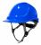 Kask ochronny THOR EN 397 — wentylowany, regulacja pokrętłem, 5 kolorów — kolor niebieski