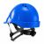 Kask ochronny THOR EN 397 — wentylowany, regulacja pokrętłem, 5 kolorów — kolor niebieski