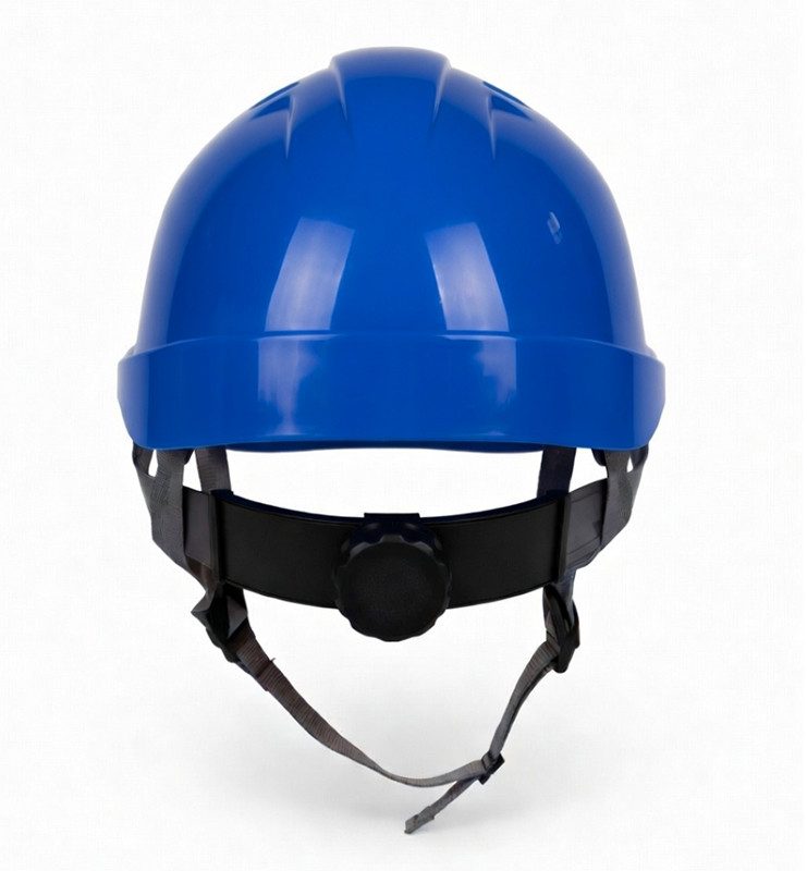 Kask ochronny THOR EN 397 — wentylowany, regulacja pokrętłem, 5 kolorów — kolor niebieski