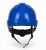 Kask ochronny THOR EN 397 — wentylowany, regulacja pokrętłem, 5 kolorów — kolor niebieski