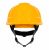 Kask ochronny THOR EN 397 — wentylowany, regulacja pokrętłem, 5 kolorów — kolor żółty