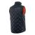 Kamizelka ostrzegawcza dwustronna Drogowiec Comfort EN ISO 20471 Klasa 1 — pomarańczowa, ocieplana, softshell, taśmy 5 cm