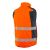 Kamizelka ostrzegawcza dwustronna Drogowiec Comfort EN ISO 20471 Klasa 1 — pomarańczowa, ocieplana, softshell, taśmy 5 cm