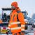 Kurtka robocza zimowa odblaskowa EN ISO 20471 Klasa 3 — Drogowiec Comfort Winter pomarańczowa, ocieplana, 10 000 mm EN 343