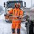 Kurtka robocza zimowa odblaskowa EN ISO 20471 Klasa 3 — Drogowiec Comfort Winter pomarańczowa, ocieplana, 10 000 mm EN 343