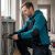 Bluza robocza z kapturem rozpinana Comfort Plus — dresowa 350 g/m², petrol-czarna