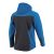 Kurtka softshell robocza wiatroszczelna wodoodporna — Comfort Plus niebiesko-grafitowa z wentylacją pod pachami i otworem na kciuk