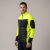 Bluza robocza hybrydowa Comfort Plus — pikowana z ociepleniem, stretch, czarno-żółta