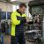 Bluza robocza hybrydowa Comfort Plus — pikowana z ociepleniem, stretch, czarno-żółta