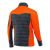Bluza robocza hybrydowa Comfort Plus — pikowana z ociepleniem, stretch, grafitowo-pomarańczowa