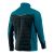 Bluza robocza hybrydowa Comfort Plus — pikowana z ociepleniem, stretch, petrol-czarna