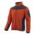 Bluza robocza melanżowa Comfort Plus pomarańczowo-grafitowa — dzianina z softshellem 475 g/m², stójka, zamki z odblaskiem