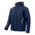 Kurtka robocza zimowa ocieplana 3-warstwowa — Comfort Winter granatowo-szara polar 180 g/m² wiatroszczelna