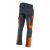 Spodnie robocze softshell Comfort Winter — grafitowo-pomarańczowe, wiatroszczelne, wodoodporne 350 g/m², zamki