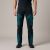 Spodnie robocze softshell Comfort Winter — czarno-petrolowe, wiatroszczelne, wodoodporne 350 g/m², zamki