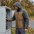 Kurtka robocza hybrydowa Comfort Winter brązowo-grafitowa — softshell z pikowaniem 350 g/m², wiatroszczelna, wodoodporna, odpinany kaptur