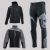 Zestaw roboczy zimowy czarno-szary — kurtka zimowa Comfort Winter, polar i spodnie softshell