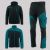 Zestaw roboczy zimowy czarno-petrolowy — kurtka zimowa Comfort Winter, polar i spodnie softshell