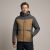 Zestaw roboczy na chłodne dni brązowo-grafitowy — kurtka hybrydowa i spodnie softshell Comfort Winter