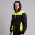 Zestaw roboczy całoroczny czarno-żółty — kurtka softshell, bluza z kapturem, koszulka i spodnie softshell