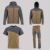 Zestaw roboczy całoroczny brązowo-grafitowy — kurtka softshell, bluza z kapturem, koszulka i spodnie softshell