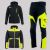 Zestaw roboczy na cały sezon czarno-żółty — kurtka zimowa, kurtka hybrydowa i spodnie softshell Comfort Winter
