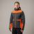 Zestaw roboczy na cały sezon grafitowo-pomarańczowy — kurtka zimowa, kurtka hybrydowa i spodnie softshell Comfort Winter