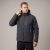 Zestaw roboczy na cały sezon grafitowo-niebieski — kurtka zimowa, kurtka hybrydowa i spodnie softshell Comfort Winter