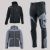 Zestaw roboczy na cały sezon czarno-szary — kurtka zimowa, kurtka hybrydowa i spodnie softshell Comfort Winter