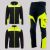 Zestaw roboczy jesienny czarno-żółty — kurtka softshell, polar i spodnie softshell