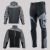 Zestaw roboczy jesienny czarno-szary — kurtka softshell, polar i spodnie softshell