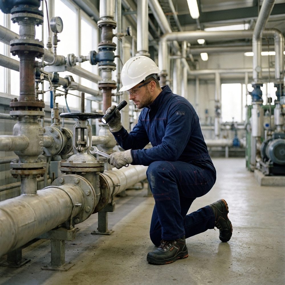 Kombinezon spawalniczy antyelektrostatyczny Wulkan — EN ISO 11611, EN ISO 11612, EN 1149-5, granatowy