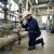 Kombinezon spawalniczy antyelektrostatyczny Wulkan — EN ISO 11611, EN ISO 11612, EN 1149-5, granatowy