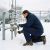 Spodnie zimowe spawalnicze antyelektrostatyczne Wulkan Winter — EN 342, EN ISO 11611, EN 1149-5, granatowe