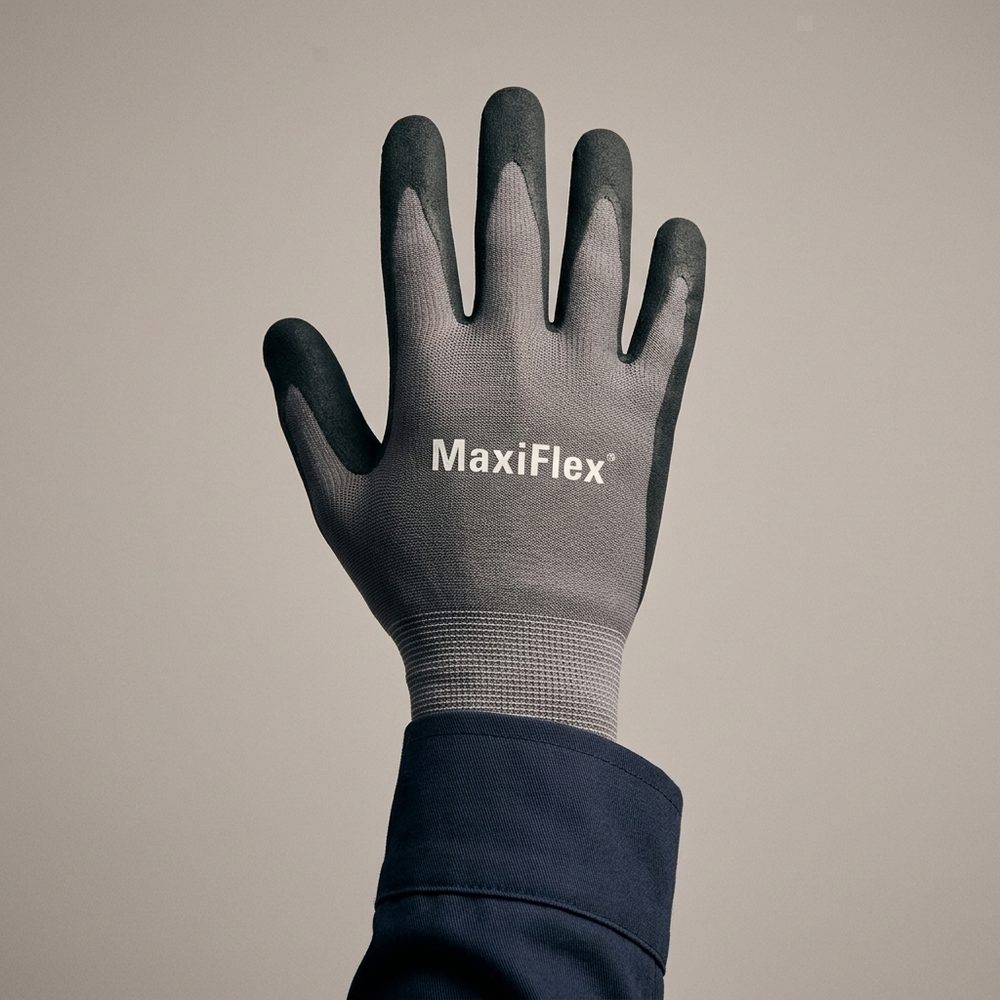 Rękawice powlekane chłodzące ATG MaxiFlex Ultimate with AD-APT 42-874 — oddychalność 360°, Oeko-Tex