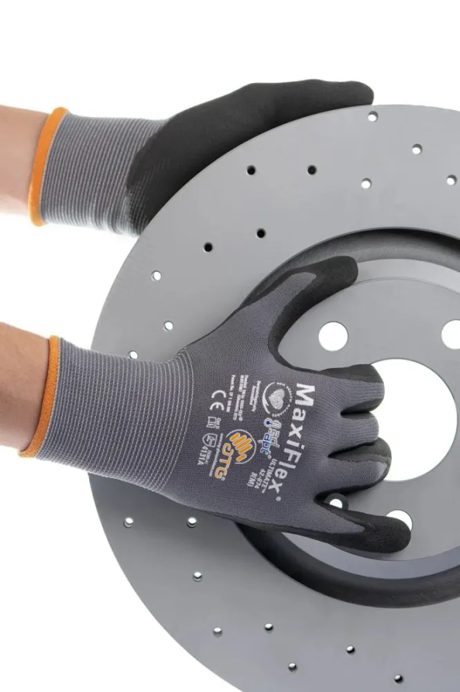 Rękawice powlekane chłodzące ATG MaxiFlex Ultimate with AD-APT 42-874 — oddychalność 360°, Oeko-Tex