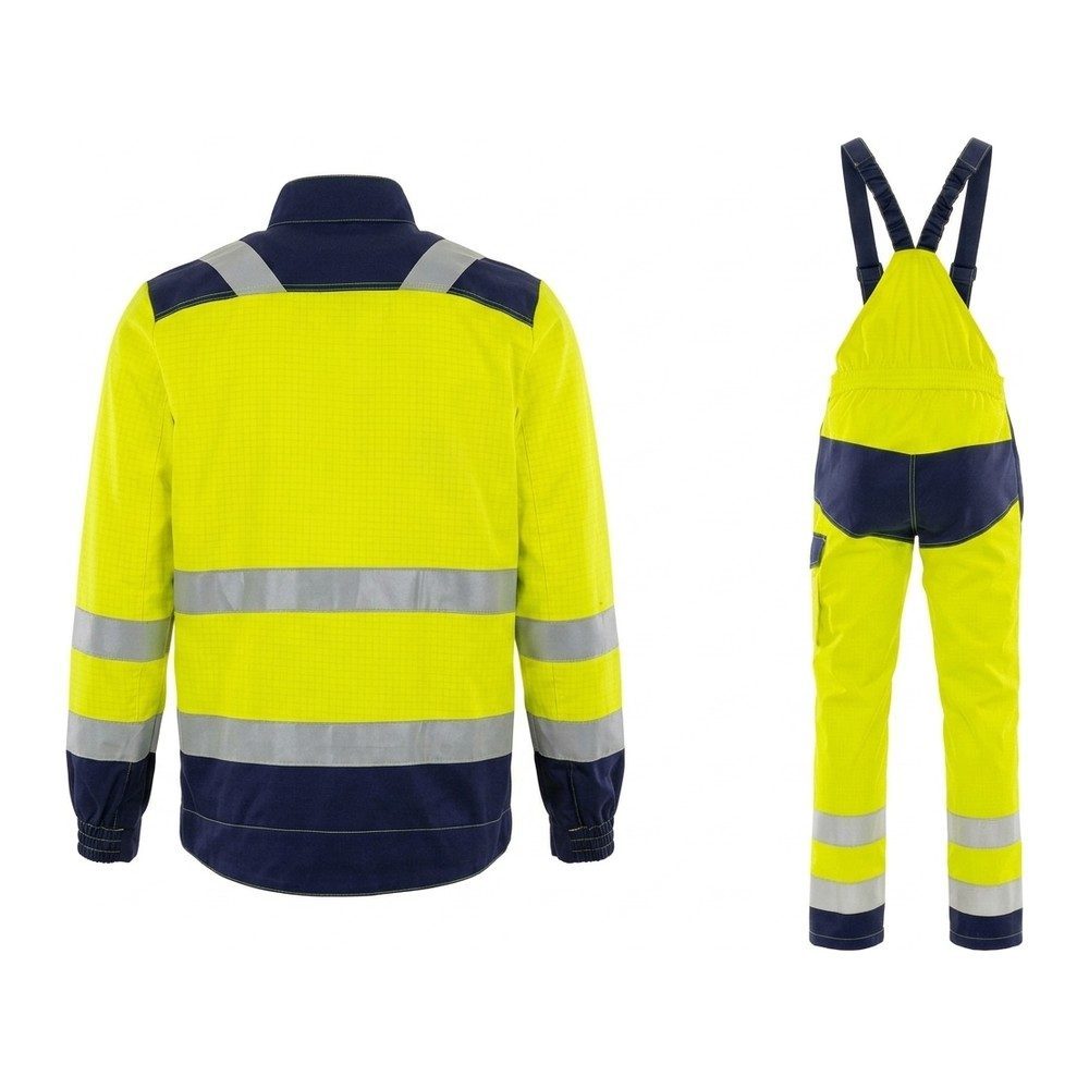 Ubranie robocze multinormowe EN ISO 20471 klasa 3 — komplet bluza + ogrodniczki Multi Pro New 6w1 – zdjęcie 4