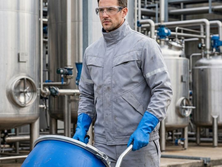 Chemia i laboratoria — odzież robocza i BHP